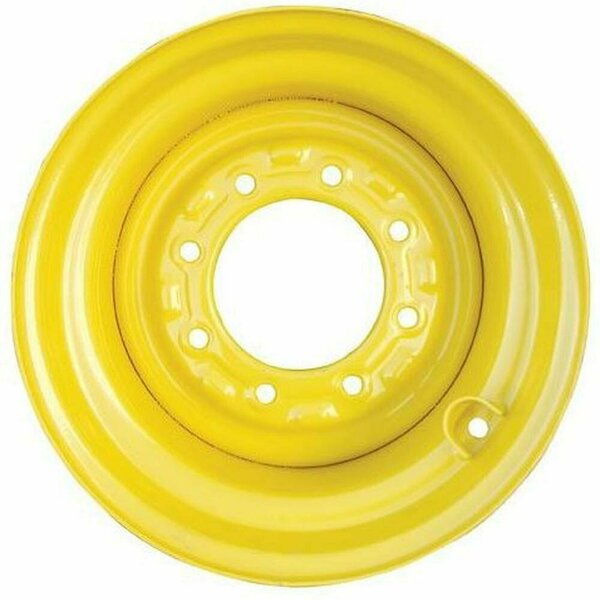 Aftermarket 9.75x16.5 Skid Steer Wheel Rim fits Tire Size 12x16.5 Fits John Deere Loader A-5 9.75x16.5YLW